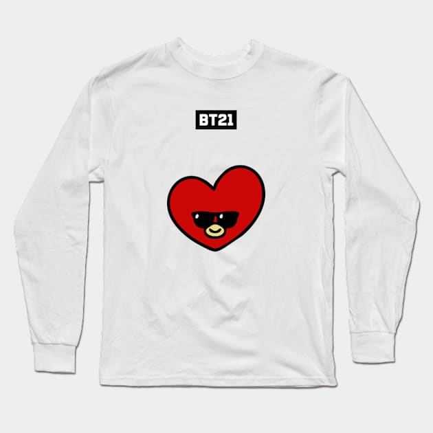 bt21 bts exclusive design 89 Long Sleeve T-Shirt by Typography Dose